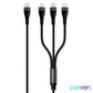 3 in 1 Denim+Nylon Non Tearable Cable (Gen 3) - Type-C Plug
